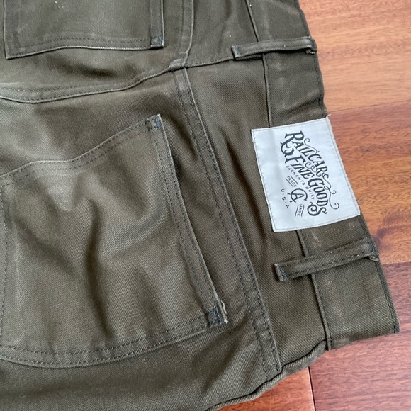 Railcar Fine Goods Flight Trouser Seaweed 33 - Picture 1 of 6